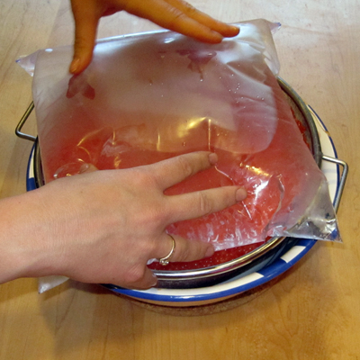 Weighting Down Salmon Eggs