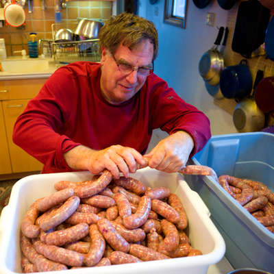 Twisting Sausage Links