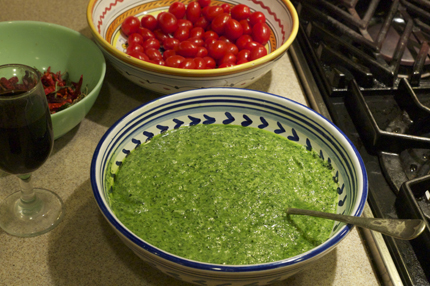 Emerald Green Pesto